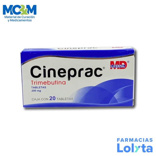 [884] TRIMEBUTINA 200 MG C/20 TAB CINEPRAC LAB LIFERPAL MD