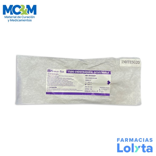 [919] TUBO ENDOTRAQUEAL S/GLOBO 2 MM INHALOTECH