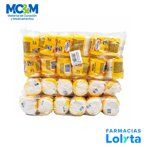 [3490] VENDA ELASTICA 5 CM X 5 M C/12 PZAS VENDALASTIC DEGASA 905050