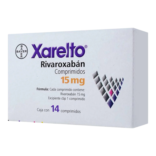 [974] XARELTO 15 MG C/14 COMPRIMIDO RIVAROXABAN LAB BAYER