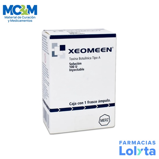 [975] XEOMEEN SOL INY 100 U C/1 FRASCO AMPULA TOXINA BOTULINICA TIPO A LAB MERZ (RF)