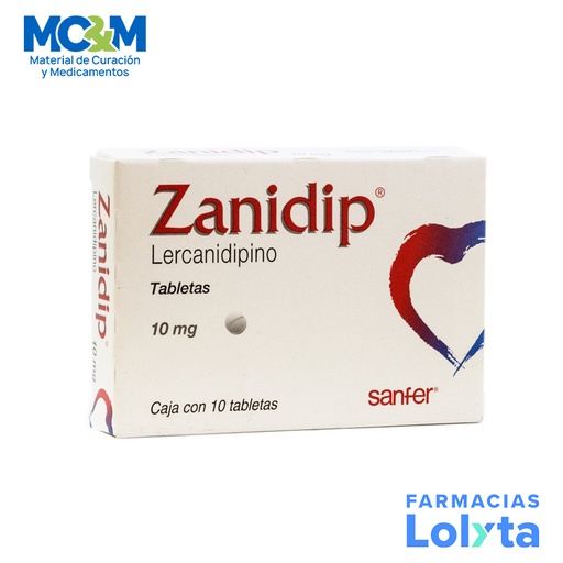 [129] ZANIDIP 10 MG C/10 TAB LERCANIDIPINO LAB SANER
