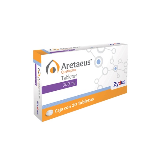 [1120] ARETAEUS 300 MG C/20 TAB QUETIAPINA LAB ZYDUS