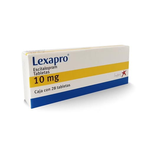 [1124] LEXAPRO 10MG C/28 TAB ESCITALOPRAM LAB LUNDBECK