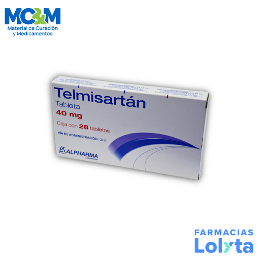 [1203] TELMISARTAN 40 MG C/28 TAB LAB ALPHARMA