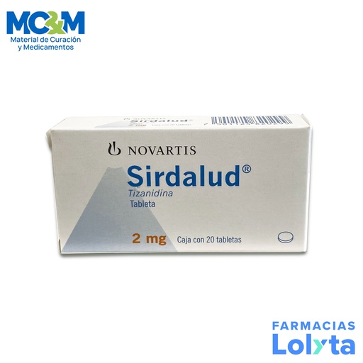 [1284] SIRDALUD 2 MG C/20 TAB TIZANIDINA LAB NOVARTIS