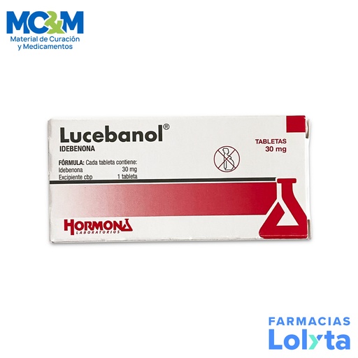 [1310] LUCEBANOL 30 MG C/30 TAB IDEBENONA LAB HORMONA