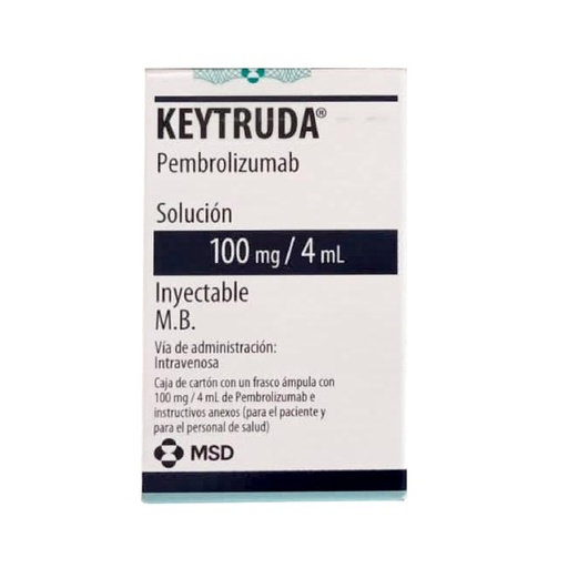 [1337] KEYTRUDA SOL INY 100 MG/4 ML PEMBROLIZUMAB LAB MSD