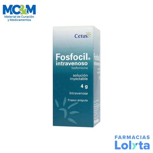 [1425] FOSFOCIL SOL INY 4G IV C/1 AMP FOSFOMICINA LAB CETUS