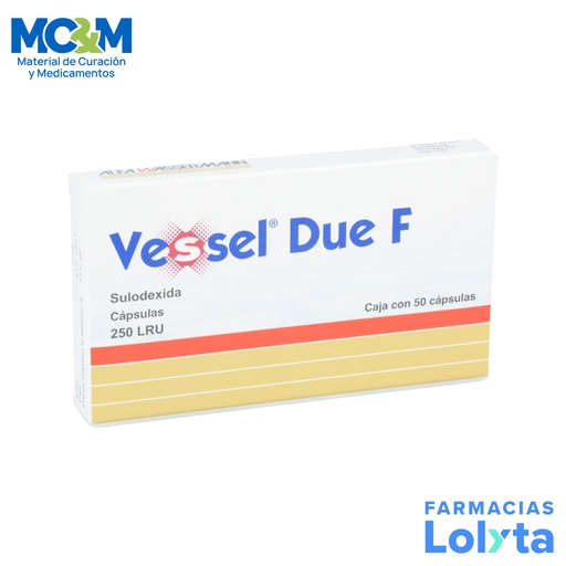 [1450] VESSEL DUE F 250 LRU C/50 CAP SULODEXIDA LAB ALFASIGMA