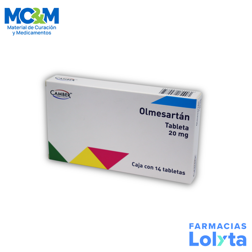 [1468] OLMESARTAN MEDOXOMILO 20MG C/14 TAB LAB CAMBER PHARMA