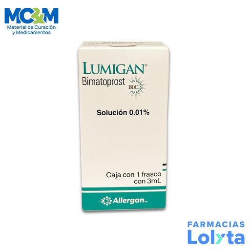 [1515] LUMIGAN RC SOL OFTALMICA 0.01% FCO C/3ML BIMATOPROST LAB ALLERGAN