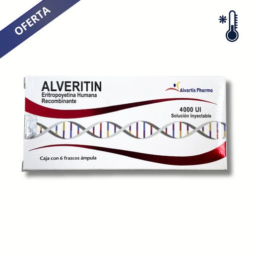 [1604] ERITROPOYETINA HUMANA RECOMBINANTE SOL INY 2000 UI/ML C/12 AMP ALVERITIN LAB ALVARTIS (RF)