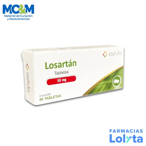 [1637] LOSARTAN 50 MG C/60 TAB LAB AVIVIA