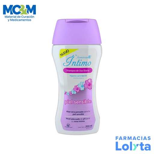 [1742] LOMECAN V INTIMO SHAMPOO USO DIARIO PIEL SENSIBLE C/200 ML LAB GENOMMA