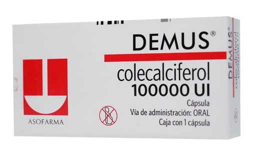 [1826] DEMUS 100 000 UI C/1 CAP COLECALCIFEROL LAB ASOFARMA