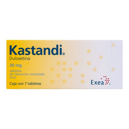 [1833] KASTANDI 30 MG C/7 TAB LIB RETARDADA DULOXETINA LAB EXEA