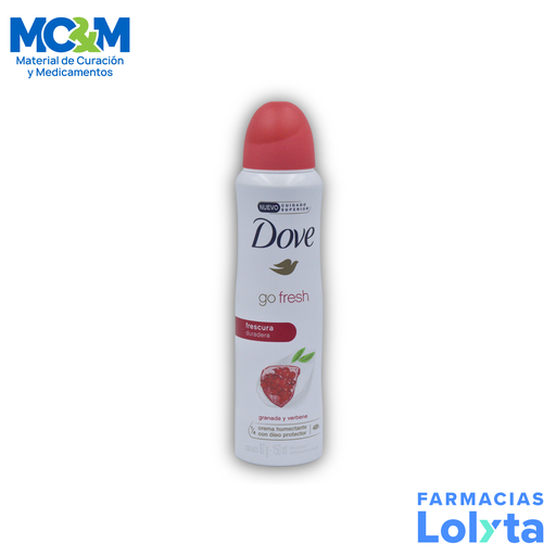 [1882] ANTITRANSPIRANTE EN AEROSOL DOVE GO FRESH 48 H GRANADA Y VERBENA 87G/150ML