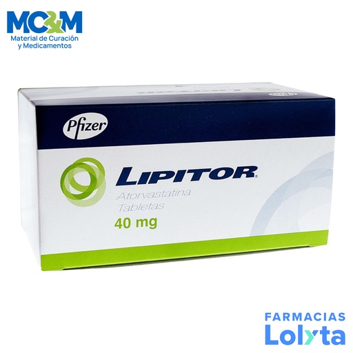 [2419] LIPITOR 40 MG C/2 CAJAS C/15 TAB C/U ATORVASTATINA LAB PFIZER