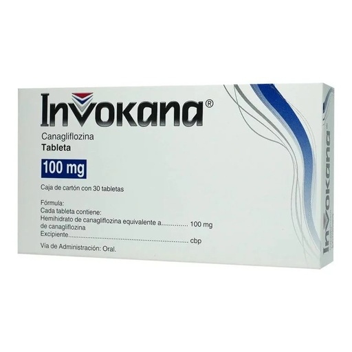 [2770] INVOKANA 100 MG C/30 TAB CANAGLIFLOZINA LAB JANSSEN-CILAG