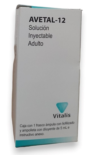 [2800] MULTIVITAMINICO ADULTO SOL INY 5 ML  AVETAL-12 LAB VITALIS