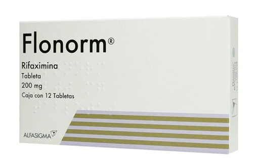[2643] FLONORM 200 MG C/12 TAB RIFAXIMINA LAB ALFASIGMA