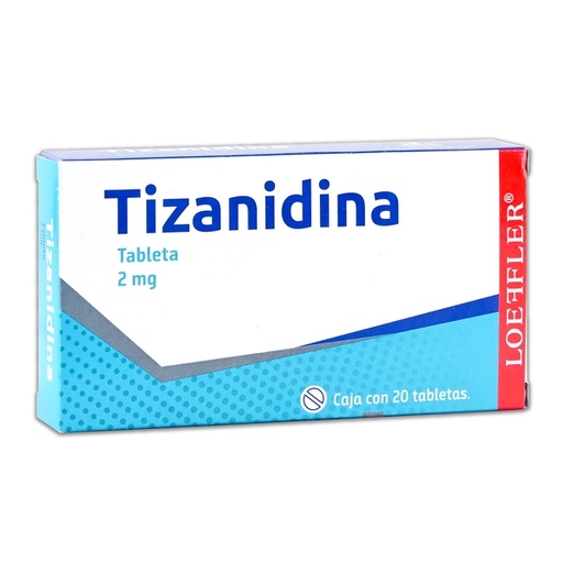 [2840] TIZANIDINA 2 MG C/20 TAB LAB LOEFFLER