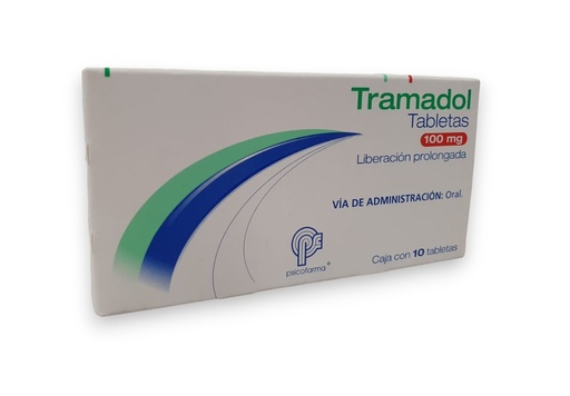 [2843] TRAMADOL 100 MG C/10 TAB LAB PSICOFARMA GRUPO III