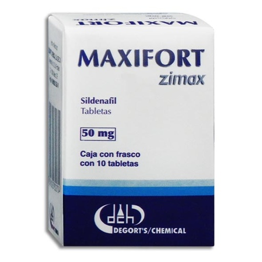 [2888] SILDENAFIL 50 MG C/10 TAB MAXIFORT ZIMAX LAB DEGORTS