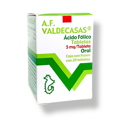 [1925] A.F. VALDECASAS 5 MG C/20 TAB ACIDO FOLICO LAB VALDECASAS