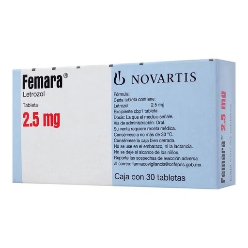 [1389] FEMARA 2.5 MG C/30 TAB LETROZOL LAB NOVARTIS