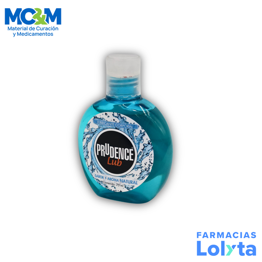 [2403] PRUDENCE LUB 75 ML SABOR Y AROMA NATURAL LUBRICANTE CORPORAL LAB DKT