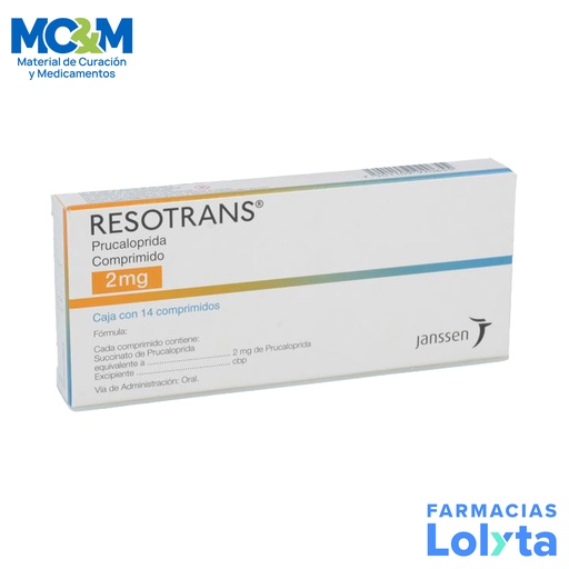 [2938] RESOTRANS 2 MG C/14 COMPRIMIDOS PRUCALOPRIDA LAB ARMSTRONG