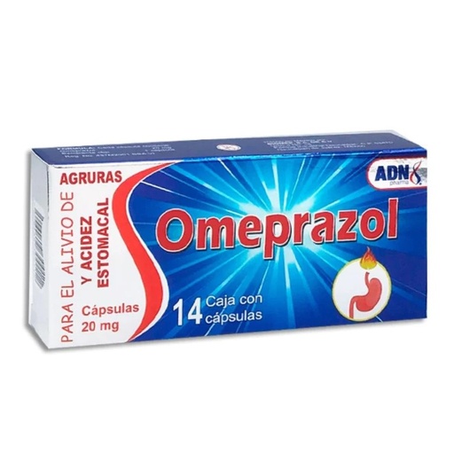 [2996] OMEPRAZOL 20 MG C/14 CAP LAB ADN