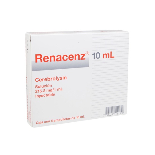 [3013] RENACENZ SOL INY 215.2 MG/ML C/5 AMP 10 ML CEREBROLYSIN LAB EVER PHARMA