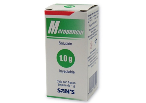 [3059] MEROPENEM SOL INY 1 G C/1 AMP LAB SONS
