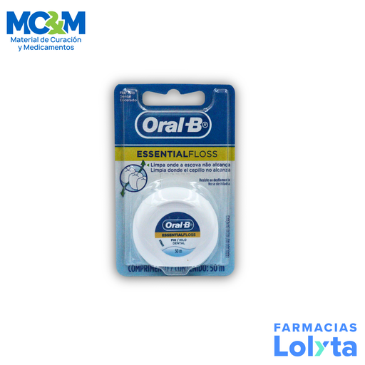 [2344] ORAL-B HILO DENTAL ENCERADO 50 M ESSENTIAL FLOSS P&G