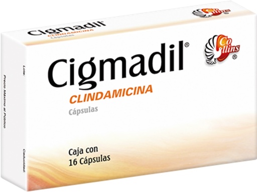 [3089] CLINDAMICINA 300 MG C/16 CAP CIGMADIL LAB COLLINS