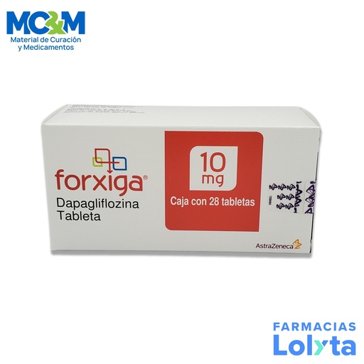 [2186] FORXIGA 10 MG C/28 TAB DAPAGLIFLOZINA LAB AZTRAZENECA