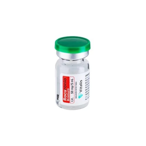 [3219] BROMURO DE ROCURONIO SOL INY 50 MG/5 ML C/12 AMP LAB VITALIS (RF)