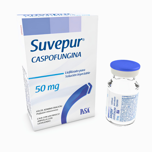[3455] CASPOFUNGINA SOL INY 50 MG SUVEPUR LAB PISA (RF)