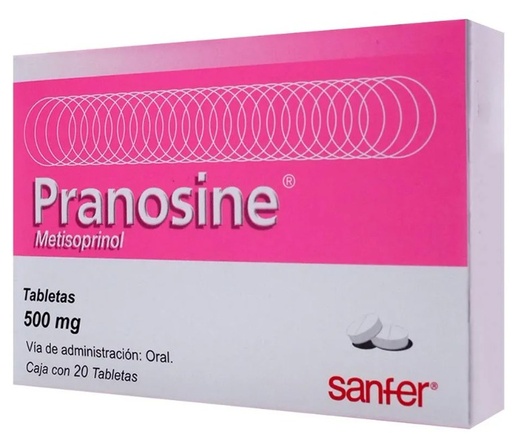 [3457] PRANOSINE 500 MG C/20 TAB METISOPRINOL LAB SANFER