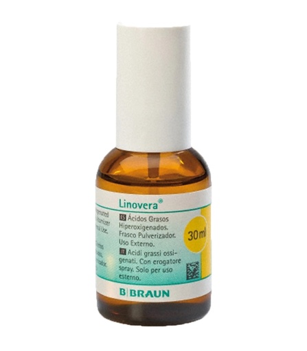 [3581] LINOVERA SPRAY C/30 ML ACIDOS GRASOS HIPEROXIGENADOS REF 450455 LAB B. BRAUN