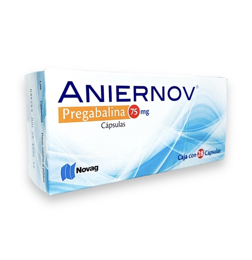 [3656] PREGABALINA 75 MG C/28 CAP ANIERNOV LAB NOVAG