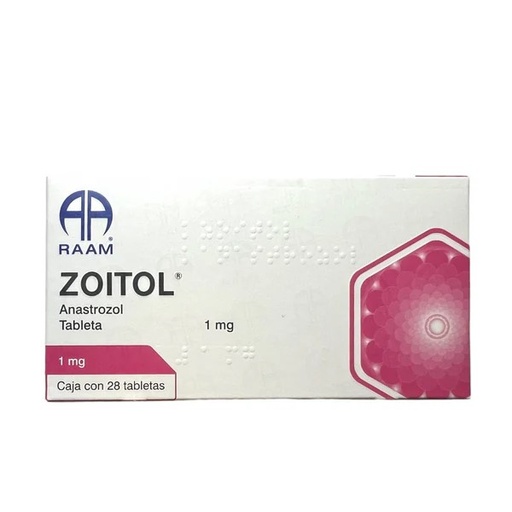 [3657] ANASTROZOL 1 MG C/28 TAB ZOITOL LAB RAAM