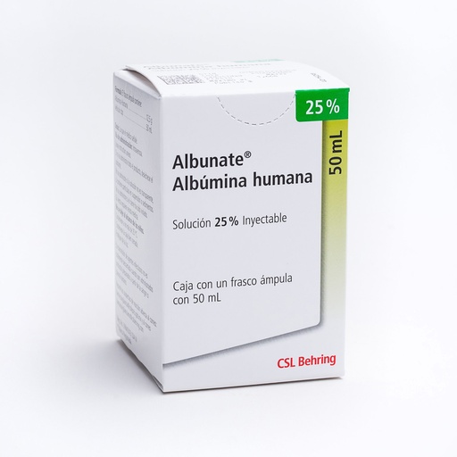 [3679] ALBUNATE 25% SOL INY 12.5 G/50 ML ALBUMINA HUMANA LAB CSL BEHRING