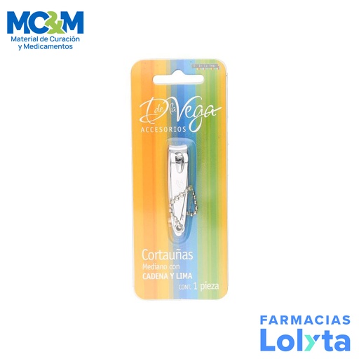[2093] CORTAUÑAS MEDIANO CON CADENA Y LIMA DE LA VEGA