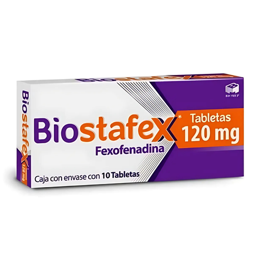 [2246] FEXOFENADINA 120 MG C/10 TAB BIOSTAFEX LAB BIOMEP