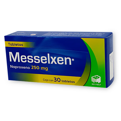[2129] NAPROXENO 250 MG C/30 TAB MESSELXEN LAB BIOMEP