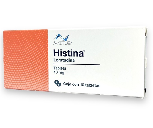 [3752] LORATADINA 10 MG C/10 TAB HISTINA LAB AVITUS